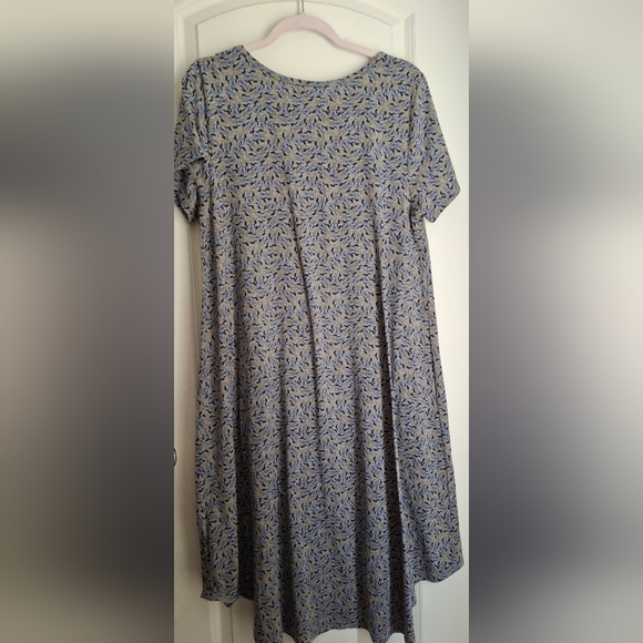 Lularoe disney carly minnie mouse print womens mididress large longwear school - Picture 2 of 7